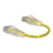 Add-On 6IN RJ-45 MALE TO RJ-45 MALE CAT6 STRAIGHT YELLOW SLIM UTP COPPER PVC ADD-0-5FSLCAT6-YW - alternate 3